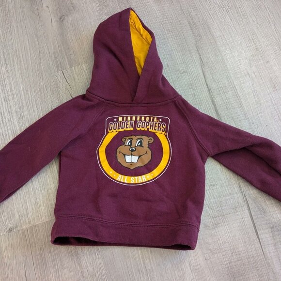Other - Minnesota Gophers 4t Hoodie Sweatshirt Gold Maroon
